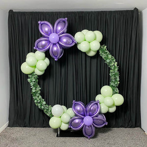 Party & Hoop Balloon Circle Backdrop Stand-ubackdrop