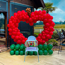 Load image into Gallery viewer, Party &amp; Hoop Balloon Heart Shape Loop Flower Arch Photo Booth Backdrop Stand Heart Backdrop-ubackdrop