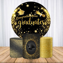 Load image into Gallery viewer, Personalized Graduation Round Backdrop Cover-ubackdrop