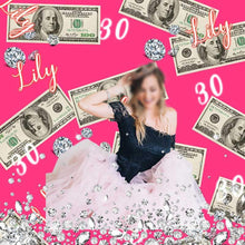 Load image into Gallery viewer, Pink Diamonds 30th Birthday Backdrop-ubackdrop