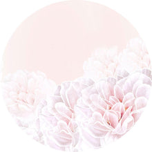 Load image into Gallery viewer, Pink Floral Round Backdrop for Birthday Decor-ubackdrop