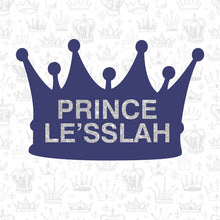 Load image into Gallery viewer, Prince Crown Boy Baby Shower Floor Decal-ubackdrop