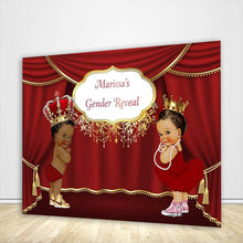 Load image into Gallery viewer, Prince or Princess Gender Reveal Backdrop - Designed, Printed &amp; Shipped-ubackdrop