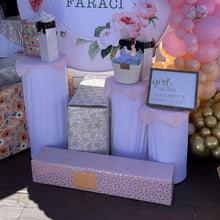 Load image into Gallery viewer, Pure White Utility Pedestal Covers Plinth Cover Printed Fabric Pedestal Cover-ubackdrop