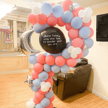 Load image into Gallery viewer, Party &amp; Hoop Balloon Circle Loop Stand Moon | Question Mark | Half Circle Shape Balloon Arch Frame-ubackdrop