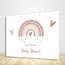 Load image into Gallery viewer, Rainbow Baby Shower Backdrop-ubackdrop