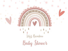 Load image into Gallery viewer, Rainbow Baby Shower Backdrop-ubackdrop