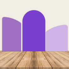 Load image into Gallery viewer, Shades of Purple Chiara Arch Covers-ubackdrop