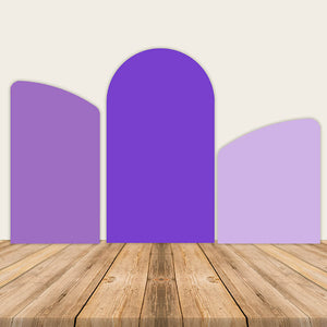 Shades of Purple Chiara Arch Covers-ubackdrop