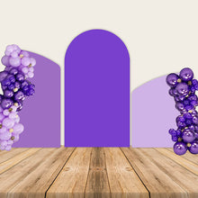 Load image into Gallery viewer, Shades of Purple Chiara Arch Covers-ubackdrop