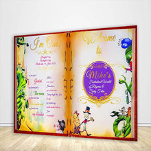 Load image into Gallery viewer, Storybook First Birthday Party Backdrop - Designed, Printed &amp; Shipped-ubackdrop
