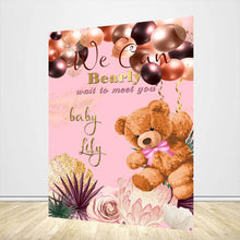 Load image into Gallery viewer, Teddy Bear Baby Shower Theme Backdrop-ubackdrop