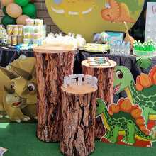 Load image into Gallery viewer, Tree Stump Utility Pedestal Covers Plinth Cover Printed Fabric Pedestal Cover-ubackdrop