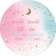 Load image into Gallery viewer, Twinkle Twinkle Little Star Round Backdrop Cover-ubackdrop