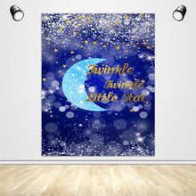 Load image into Gallery viewer, Twinkle Twinkle Little Star Baby Shower Backdrop-ubackdrop