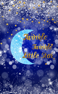 Twinkle Twinkle Little Star Baby Shower Backdrop-ubackdrop