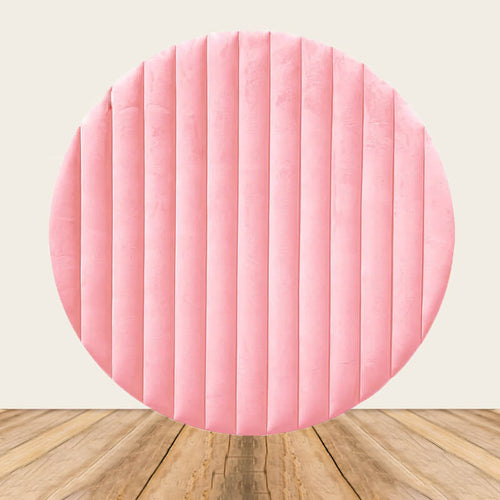 Velvet Simulation Fabric Print Round Cover-ubackdrop