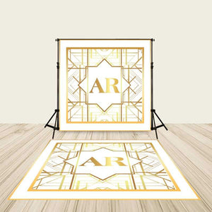 Wedding Dance Floor Decals | Personalized & FREE SHIPPING-ubackdrop