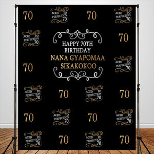 40-70th Birthday Theme Party Backdrop-ubackdrop