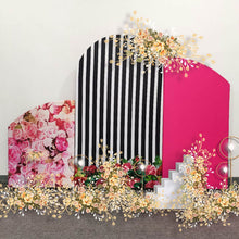 Load image into Gallery viewer, Rose &amp; Hot Pink Chiara Arch Backdrop for Event Decoration and Wedding Photography-ubackdrop