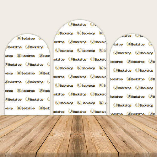 Custom Arched Wall Covers Custom Chiara Backdrop Covers for Party Decoration Covers ONLY-ubackdrop
