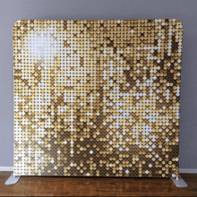 Load image into Gallery viewer, Fabric Shimmer Backdrop with Stand, Birthday&amp;Baby Shower&amp;Wedding Party Decoration-ubackdrop