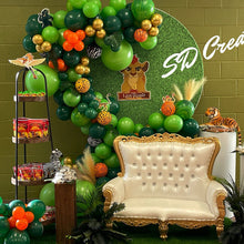 Load image into Gallery viewer, Green Grass Round Backdrop Wedding Baby Shower Birthday Circle Backdrop Custom Round Backdrop-ubackdrop