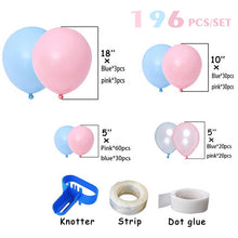 Load image into Gallery viewer, Pink or Blue Gender Reveal Balloon Garland Arch Kit-ubackdrop