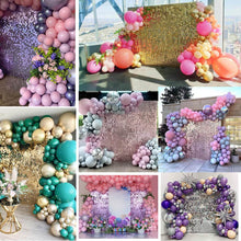 Load image into Gallery viewer, Black Shimmer Wall Panels – Easy Setup Wedding/Event/Theme Party Decorations-ubackdrop