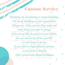 Load image into Gallery viewer, Unicorn Flower Blue and Purple Shiny Custom Baby Shower Backdrop-ubackdrop